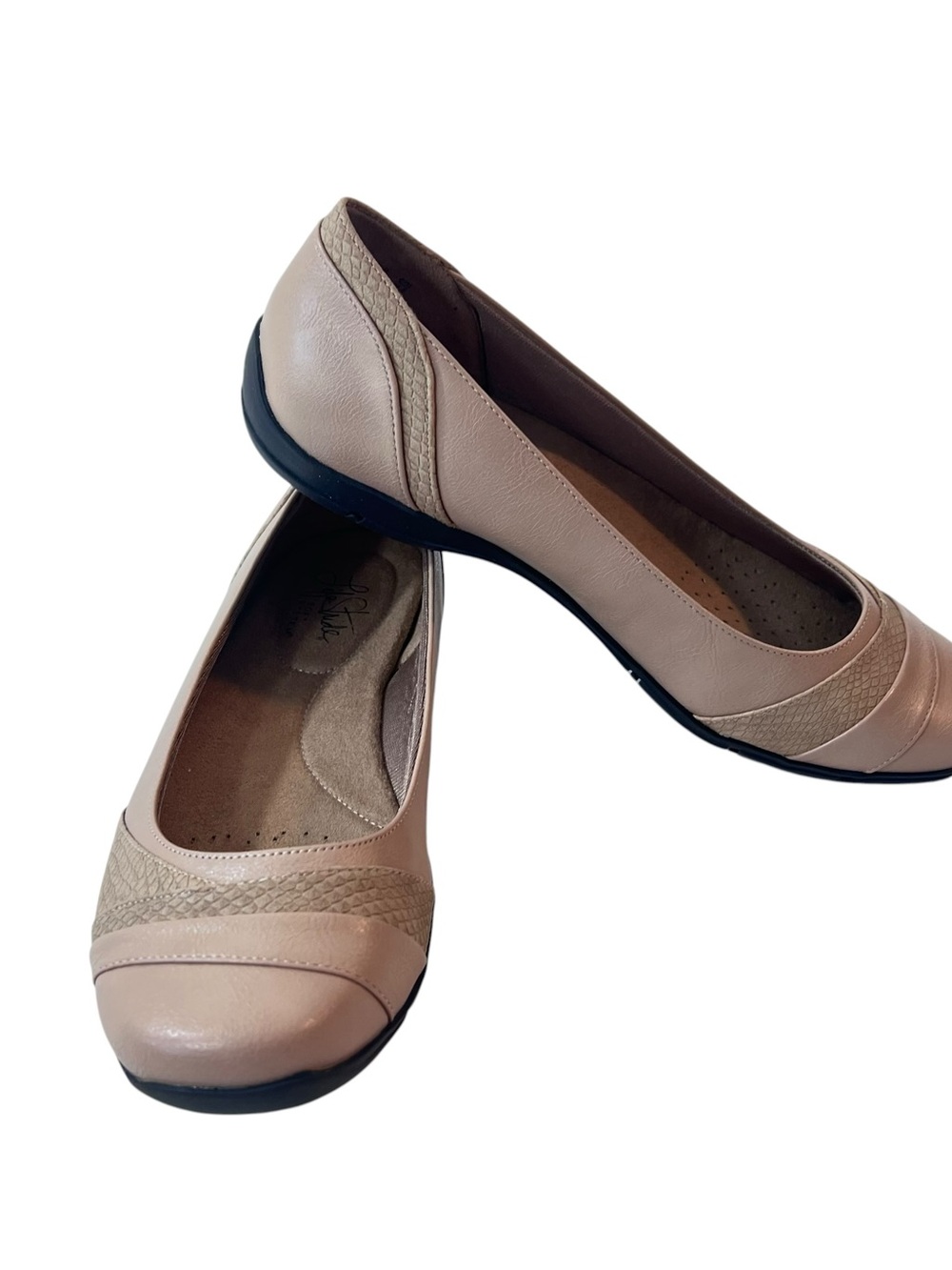 Life Stride Dig Slip On Loafers Flats Womens Size 8.5 New Kylie Rattle